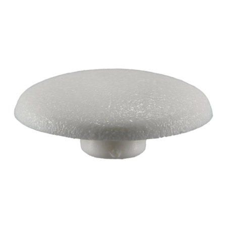 Midwest Fastener Socket Spoke Screw Cap, 7 mm Dia, White, Nylon 20 PK 38542